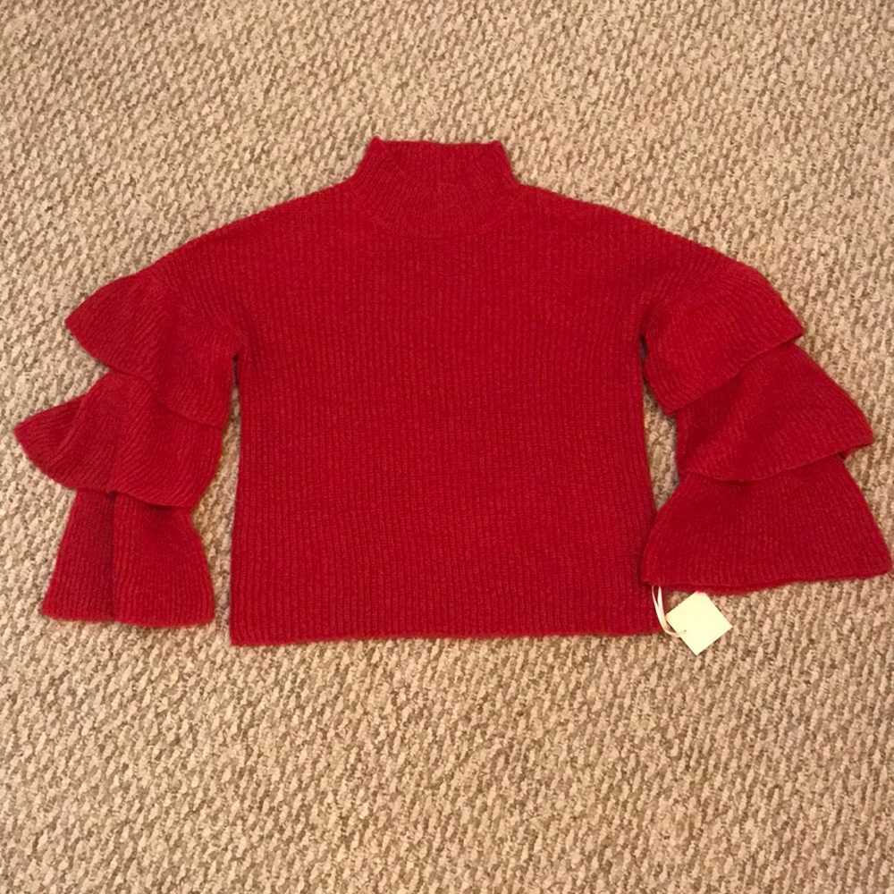 Red Knit Sweater